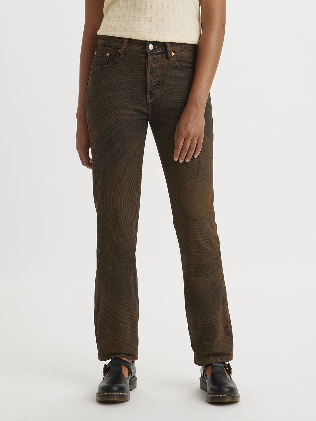 Emma Chamberlain Women's 501® Original Jeans in Brown overdye-Women's  Clothing at Levi's®